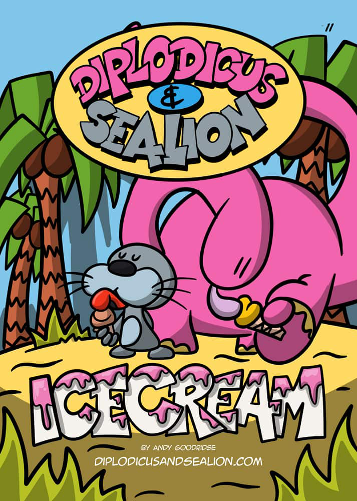 Diplodicus & Sealion webcomic cover — Episode 11: Ice Cream