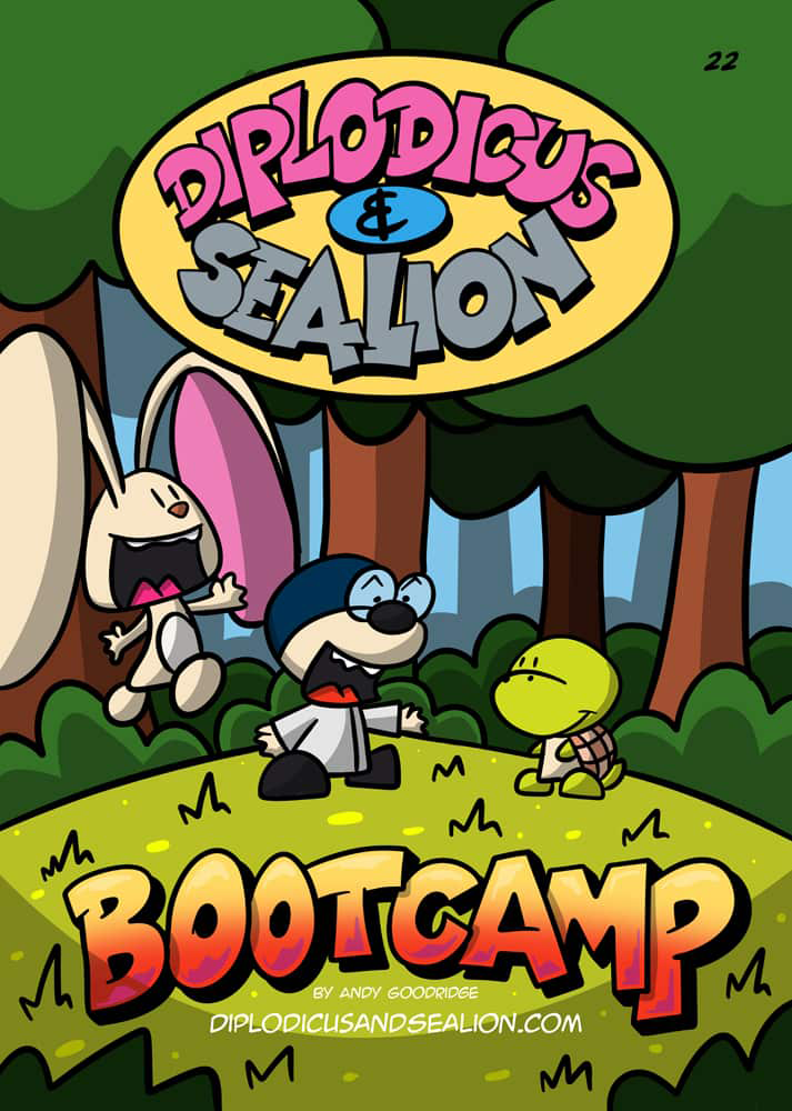 Diplodicus & Sealion webcomic cover — Episode 22: Boot Camp