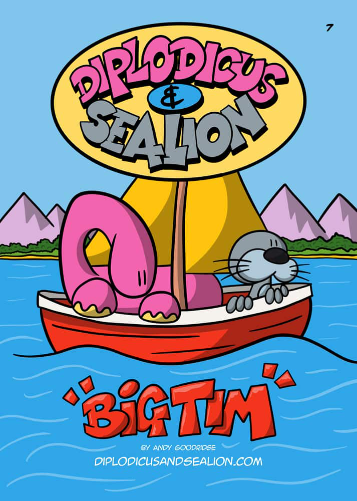 Diplodicus & Sealion webcomic cover — Episode 7: "Big Tim"