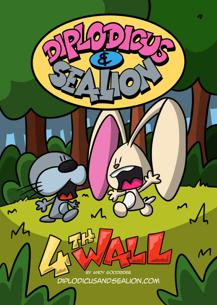 Diplodicus & Sealion webcomic cover — Episode 9: The 4th Wall